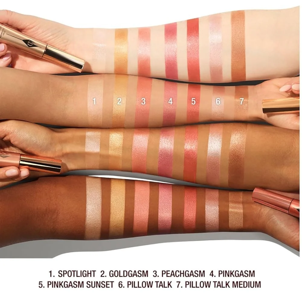 Charlotte Tilbury Pinkgasm Liquid Blush Highlighter Wand - Luminous Soft Pink